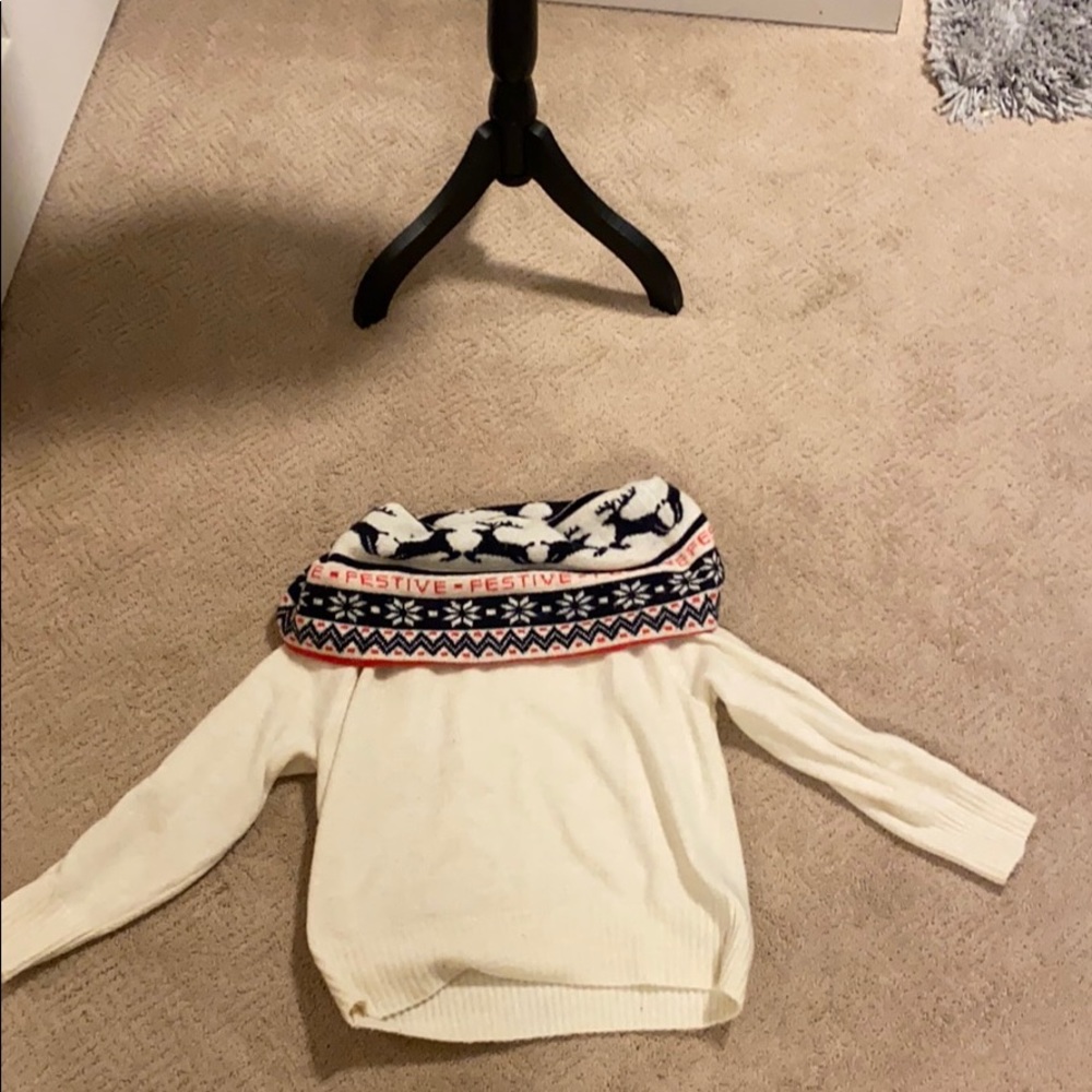 I am selling off the shoulder sweater.